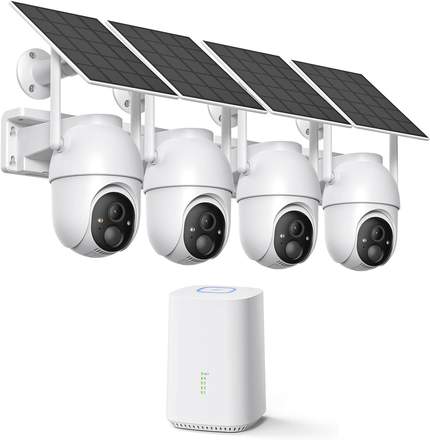 ELYSOO 2K/4MP Home Security Camera System, 2.4G & 5GHz Wi-Fi Connected