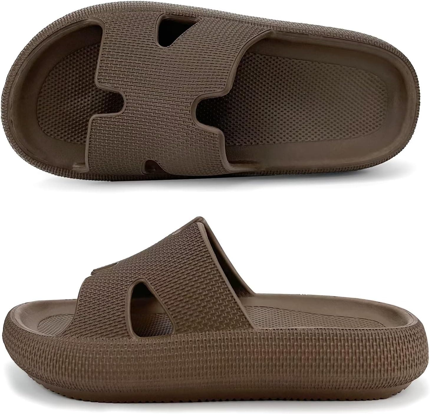 Haifago Cloud Slides for Women and Men Cushion Recovery Pillow Sandals, Memory Foam House Shower Slippers for Woman Comfort Platform Non-Slip