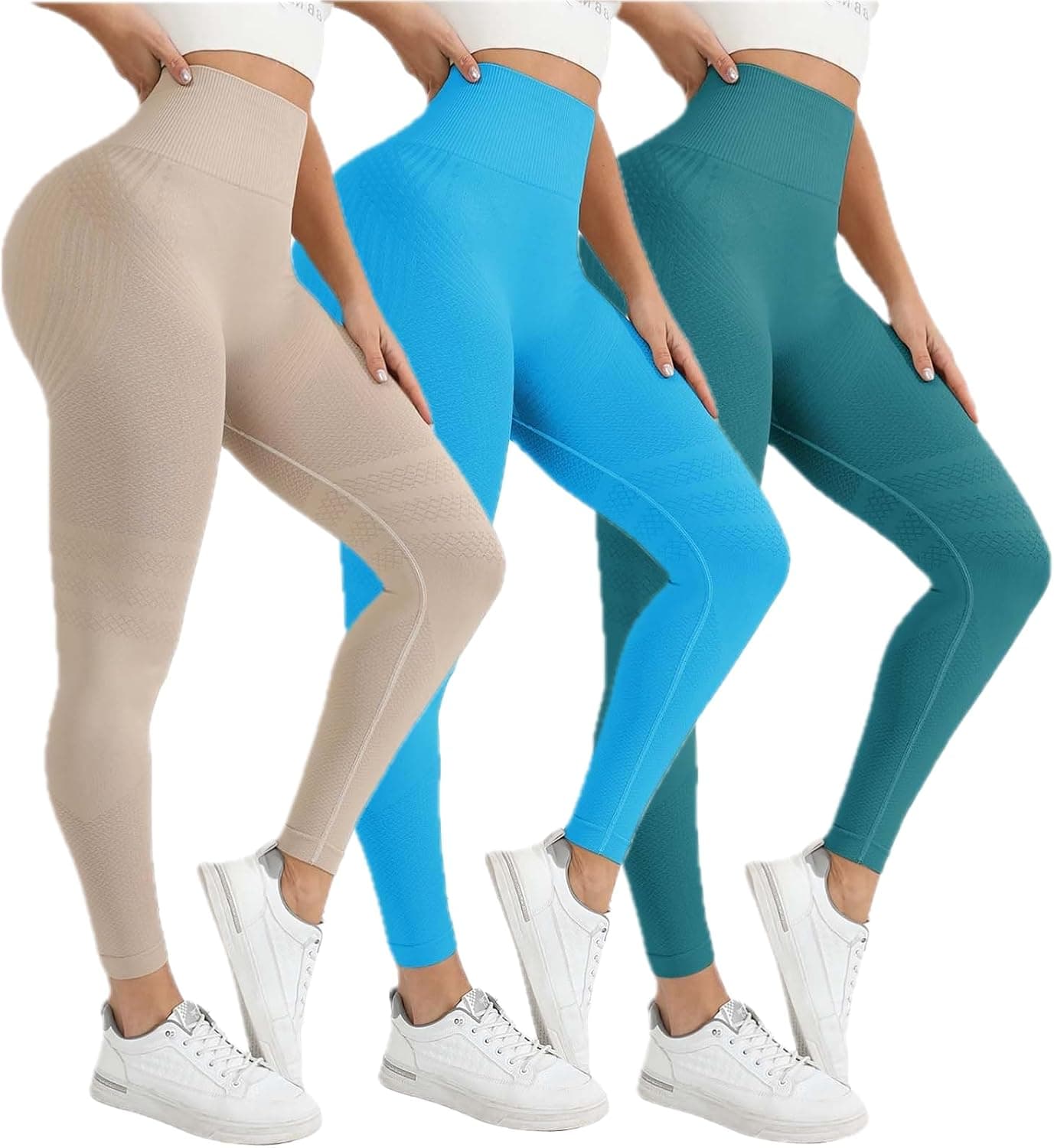 Compression Leggings for Women 3D Anti Cellulite Circulation Boost Leggings