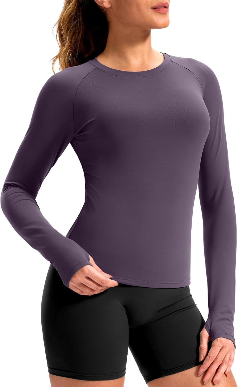 Soothfeel Long Sleeve Workout Tops for Women Ultra-Soft Athletic Shirts