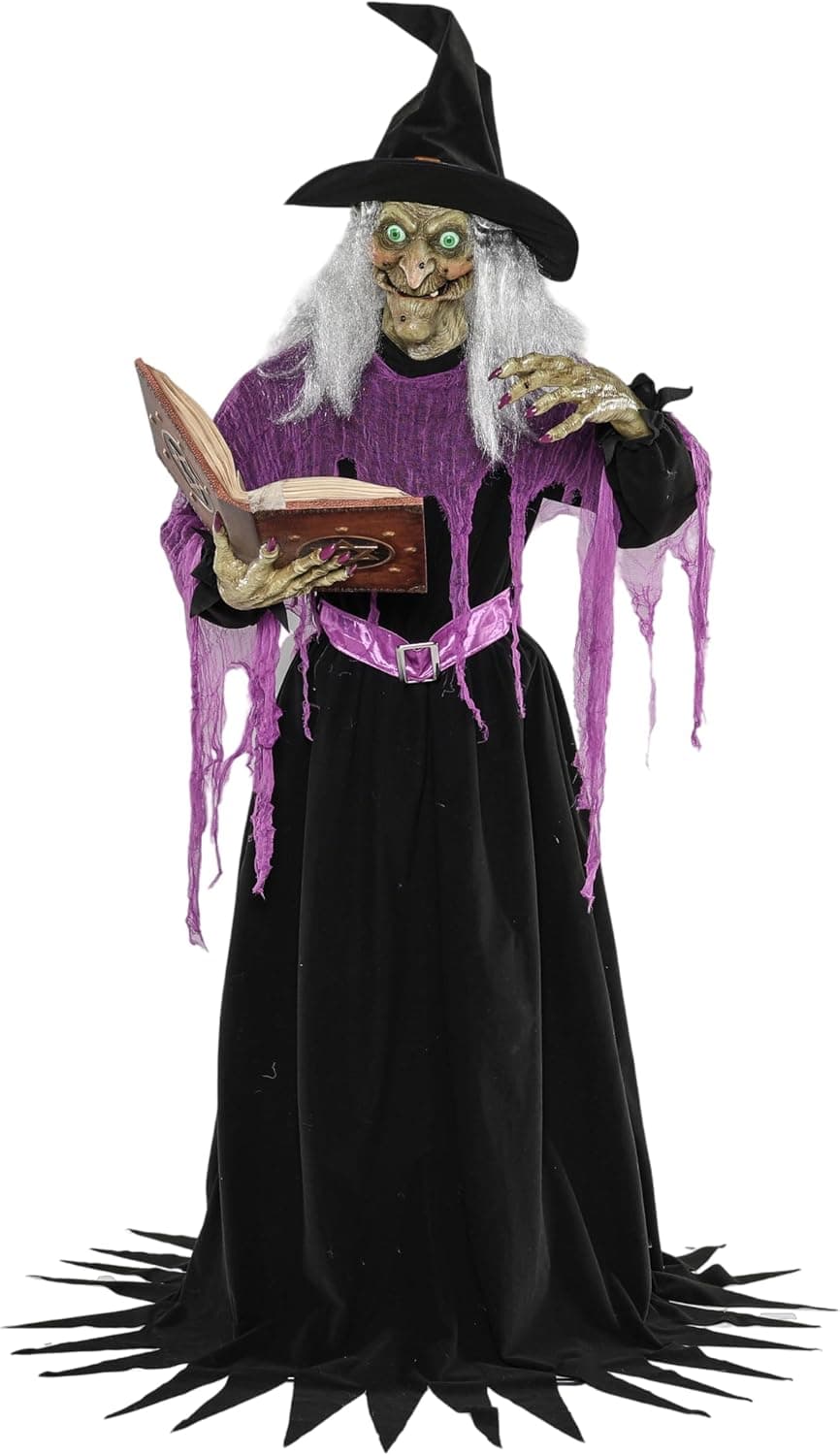 COLLECTIVE HOME Halloween 6 Ft Standing Animatronic (Witch)