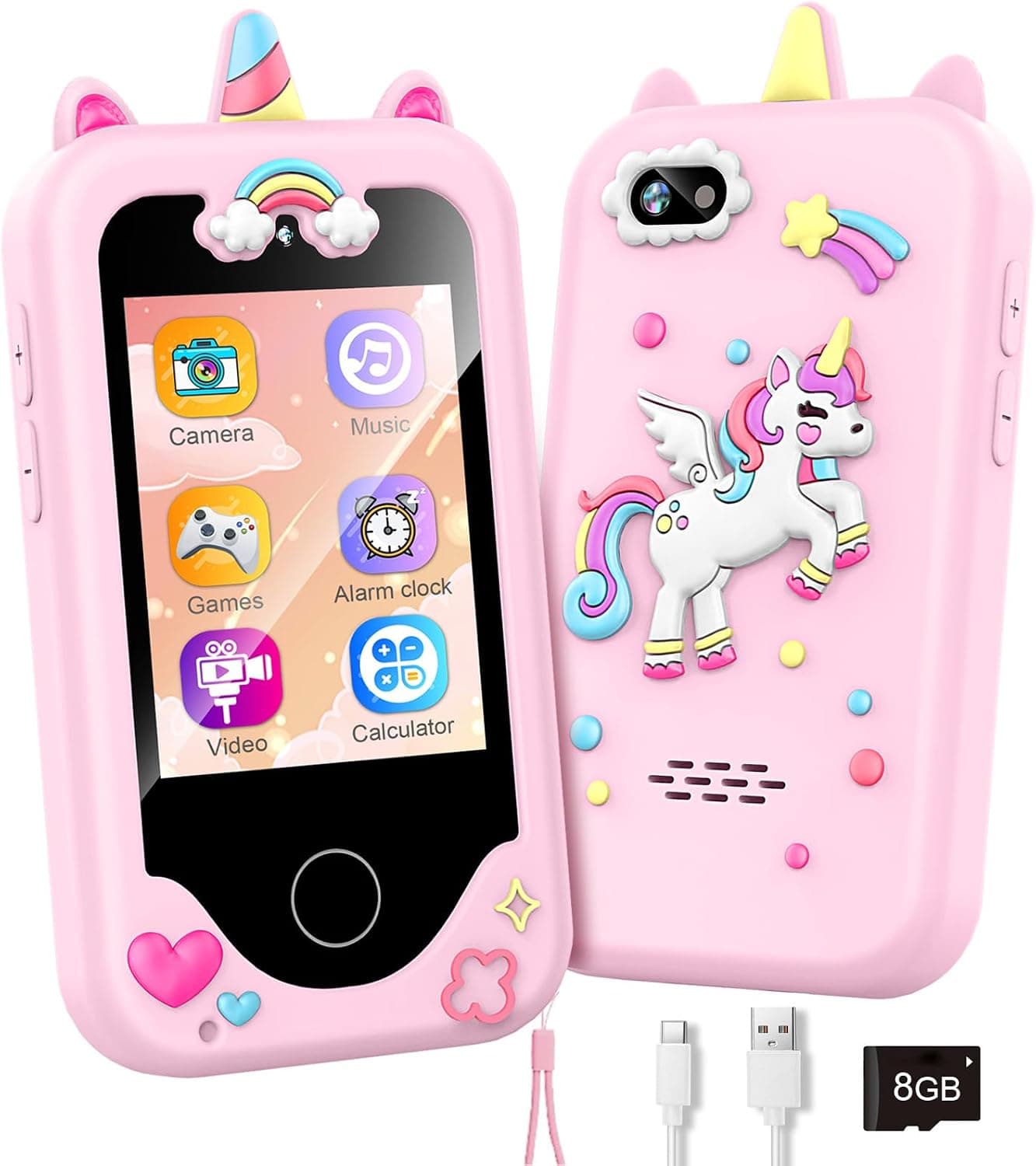 WEOLULI Kids Smart Phone Toy for Toddler Girls Boys Ages 3-10