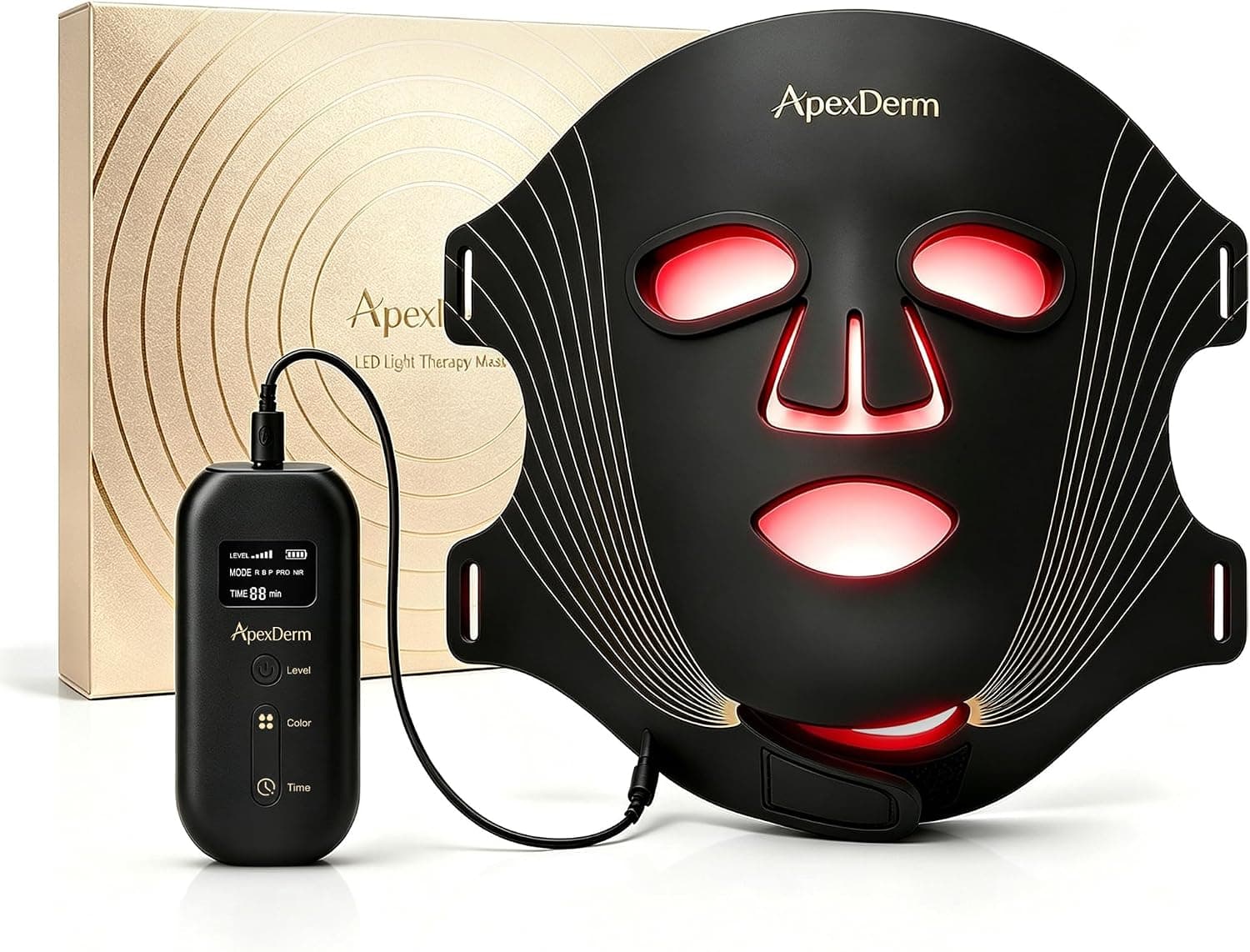 Red Light Therapy Mask, FDA-Cleared, Dual NIR, Birthday Gifts for Women