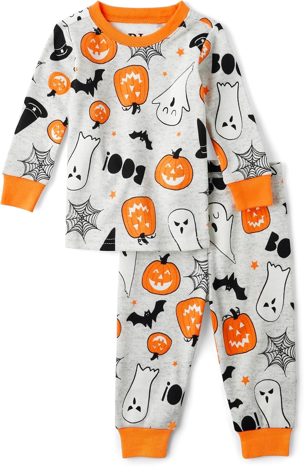 The Children's Place Baby and Kids' Sibling Matching Halloween and Holiday Pajama Sets, Cotton