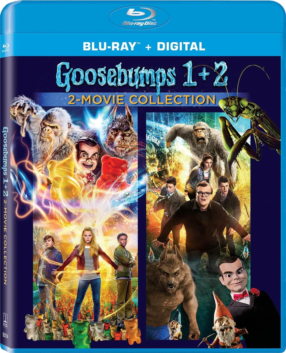 Goosebumps (2015) / Goosebumps 2: Haunted Halloween - Set - Blu-ray + Digital